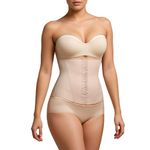 Squeem Women's 'Perfect Waist' Contouring Cincher , Beige, M