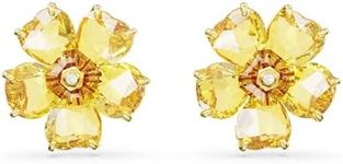 Swarovski Florere stud earrings, Fl