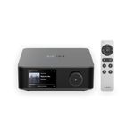 WiiM Amp Ultra with Voice Remote 2 | 100W Streaming Amplifier with Premium ESS ES9039Q2M DAC & Dual TI TPA3255 Amps | Built-in RoomFit EQ & Touchscreen | HDMI ARC, Optical, RCA Inputs | Space Gray