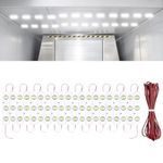 Linkstyle 12V Van Interior Light Kits, Car LED Ceiling Lights Kit with 60LEDs, LED Project Lens Lamp Work Light for Van RV Truck Boats Caravans Trailers Lorries Cargo Transit Bus