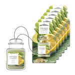 Yankee Candle Car Air Fresheners | Hanging Car Jar Ultimate Variety Pack | Neutralize Odours Up To 30 Days Each | Sage & Citrus Scented | 6 Count