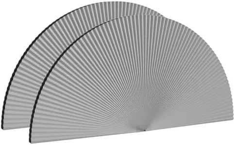 Myshade Arch Window Shades Half Circle Blackout Cellular Shades Cordless No Drill Blinds for Windows Half Moon Honeycomb Fabric No Tools Room Darkening Shades Easy Install (2 Pack Grey 36" X 72")