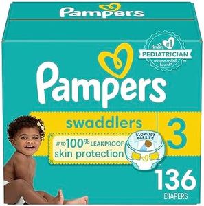 Pampers Swaddlers Diapers, Size 3, 136 Count