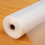 Anoak Shelf Liner Cabinet Liner, Non Adhesive Drawer Liner, Washable 20 Inch x 35 FT(420 Inch) Waterproof Durable Non-Slip Shelf Liner for Kitchen, Drawer, Refrigerator Stripe Clear