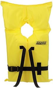 SEACHOICE 86060 Life Vest, Type II Personal Flotation Device â€“ Yellow â€“ Youth