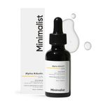 Minimalist Dark Spots Removal Serum with 2% Alpha Arbutin for Hyperpigmentation | Face Serum with Hyaluronic Acid & Butylresorcinol for Blemishes, Acne Marks & Tanning | Fragrance-Free & Non-Comedogenic | Suitable for All Skin Types | For Women & Men | 30ml