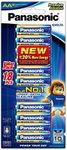 Panasonic Evolta AA Premium Alkaline Batteries, 18-Pack (LR6EG/18B)