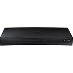 Samsung Blu-ray DVD Disc Player with Built-in Wi-Fi 1080p & Full HD Upconversion, Plays Blu-ray Discs, DVDs & CDs, Plus CubeCable 6Ft High Speed HDMI Cable, Black Finish (Renewed)