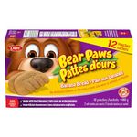 Bear Paws Banana Bread Cookies - Soft Cookie Snack Packs, Family Size, Peanut Free School Snacks, 480g, 12 pouches