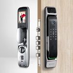 Denler DFLv2 Smart Door Lock, Digital Door Lock, Wi-Fi Remote Unlock Using App, Fingerprint, RFID Card, PIN, Manual Key Access for Wooden and Metal min 35mm Doors 3 Years Onsite Warranty