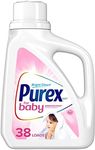 Purex Liquid Laundry Detergent, Baby 38 Loads Baby Blossom, 50 Fl Oz