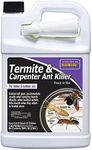 Bonide Termite & Carpenter Ant Killer, 128 oz Ready-to-Use Insect Killer Spray, Long Lasting Treatment for Lawn & Home