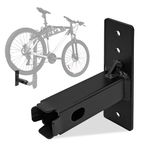 LOCKIETTA 1-1/4 inch Hitch Bike Rack Wall Mount, 1.25 inch Bicycle Cargo Rack Hanging Garage Organizer, Heavy Duty Trailer Hitch Receiver Storage, Secure & Sturdy, Easy to Load up to 200Lbs