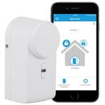 eqiva Bluetooth smart door lock drive, white, 142950A0, 5.6 x 5.2 x 11.4 cm