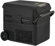 BougeRV 59 Quart Insulated Protective Cover, 12 Volt Portable Refrigerator Cover for BougeRV CR55/CRD55 Fridge, Portable Refrigerator Bag for Dual Zone Refrigerator (Refrigerator NOT Included)