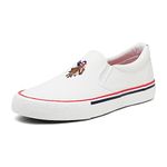 U.S. Polo Assn. Skye Men's Off White Slip-on Sneakers-(UK/9)(2FD23309A01)