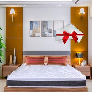 vimavì Materasso Matrimoniale Molle Insacchettate e Memory Foam BluGel 160x190 - H26/27 cm - Disp. Medico - Sfoderabile e Anallergico - Coppia Cuscini Omaggio - Termoregolante - Made in Italy - SIRIUS