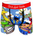 Good Luck Undies Men's Sesame Street Boxer Brief Underwear, Medium