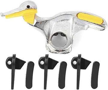 KIMISS Cambiador de neumáticos de coche de acero inoxidable, accesorios para cabeza de pato desmontable de montaje de cabezal de cambiador de neumáticos con almohadillas protectoras(28MM)