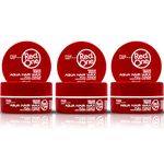 RedOne Hair Styling Aqua Wax Red 3x 150 ml | Edge Control | Hair Gel Wax | Ultra Hold | Strawberry Scent | Men & Women Hair Wax | Maximum Control 3 PCS