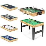 GYMAX Multi Game Table, 10 in 1 Com
