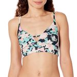 Billabong Women's Classic V Neck Cami Bikini Top, Black Multi 1, X-Large