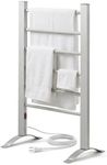 Pursonic TW300 6-Bar Freestanding or Wall Mountable Towel Warmer,Silver