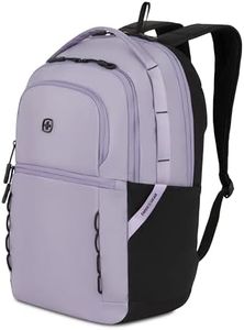 SwissGear Versa Laptop Backpack, Lavender Gray, 18.5”x13”x6.5”, Swissgear Versa Laptop Backpack