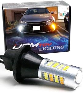 iJDMTOY (2) High Power 42-SMD LED Daytime Running Lights/Turn Signal Lights Conversion Kit For 2015-2018 Toyota Camry LE SE or Special Edition