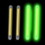 50-250 Pcs Fishing Glow Sticks for Lure to Line ，and Bobbers 1“ 1.45" 2" 3" Inch，Fishing Night Glow Stick for Soft Lure Bait (50pcs Φ7.5mm×75mm)