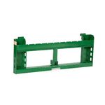 Titan Attachments Pallet Fork Frame Attachment, Rated 3,000 LB, Receiver Hitch, Fits John Deere Loaders, Frame Only