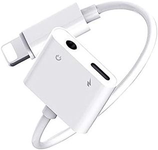 Adaptateur iPhone Jack Adaptateur Lightning Jack 【Certifié MFi】 2 en 1 Adaptateur écouteur iPhone Adaptateur Prise Cable Jack iPhone 3,5 mm Adaptateur Casque pour iPhone 14/13/12/11/XS Max/XR/X/8/7