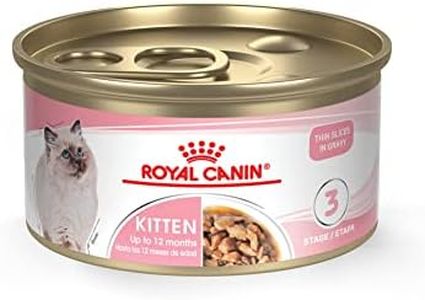 Royal Canin Feline Health Nutrition Thin Slices in Gravy Wet Kitten Food, 3 Ounce Can, 24 Pack