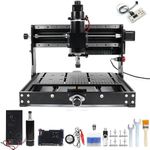 CNCTOPBAOS 3020 Plus CNC Engraving Machine,500W CNC Router for Metal Carving Cutting Wood Acrylic MDF,3 Axis GRBL Control CNC Milling Machine w/Limit Switches E-Stop + Offline Controller
