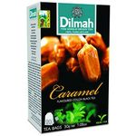 Dilmah Caramel Flavored Ceylon Black Tea - 20 Tea Bags - Sri Lanka Ceylon Dilmah Caramel Tea Real Tea