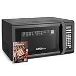 LIVINGbasics 1.6 Cu.ft Countertop Microwave Oven with Smart Sensor, 6 Preset Menus and 10 Power Levels, Large Size, 1500W