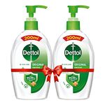 Dettol Original Germ Protection Alcohol based Hand Sanitizer Pump, 200ml (Pack of 2)