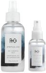 R+Co Spiritualized Dry Shampoo Mist Set | Micellar Cleanse for Hair & Scalp | Refreshes, Purifies & Adds Softness | Vegan + Cruelty-Free | 4.2oz + 1.7oz