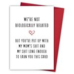 Father's Day Card for Stepdad Bonus Dad Step Dad Father's Day Gifts Funny Fathers Day Card Stepdad Father's Day Gifts Stepped Up Dad Gifts Best Step Dad Gifts Father's Day Card for Stepfather