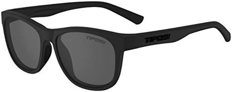 Swank Sport Sunglasses - Tangle Free - Ideal For Cycling, Golf, Hiking, Pickleball, Running and Great Lifestyle Look, Blackout/Smoke Lens, One Size