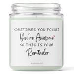 Appreciation & Thank You Soy Candle | Lavender Scented Soy Wax Candle for Friends, Colleagues, Teacher, Mentor | 60 Hour Burn Time | Appreciation Thank You Candle