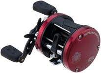 Abu Garcia Ambassadeur SX Conventional Reel, Size 6600 (1292730), 3 Stainless Steel Ball Bearings + 1 Roller Bearing, Synthetic Star Drag, Max of 12.5lb