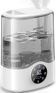 Homvana Smart Humidifier Warm & Cool Mist 7L (807ft²), Top-Fill Humidifiers for Bedroom Baby Plants Home Nursery, Auto Adapt Mist Quick Air Humidity in Large Room