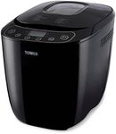 Tower T11003 2 lb Digital Bread Maker with 12 Automatic Programs, 13 Hours Delay Timer, 60 Minutes Keep Warm Function, Adjustable Crust Control, Non-Stick Bread Pan, 550 W, Black