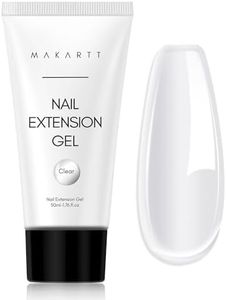 Makartt P-21 Clear Poly Nail Gel 50ML 1.76oz Builder Gel Nail Extension Gel Nail Enhancement Nail Thickening Tool