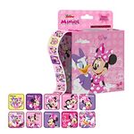 ISABELLA MOON 200pcs Kids Toddlers Princess Elsa Mickey Mouse Dinosaur Stickers Party Bag Fillers Boys Girls Teachers as Reward Craft Scrapbooking in Box Gift Set (Minnie)