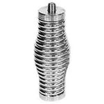 Hustler/New-Tronics Antenna Corp Economy Series Chrome Plated Cb Antenna Spring Flexible C-30