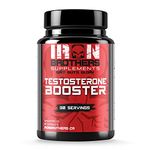 Iron Brothers Supplements Testosterone Booster for Men, 90 Capsules | Testosterone for Men to Enhance Muscle Growth | Estrogen Blocker | Promotes Fat Loss & Increase Male Performance - 30 days Supply