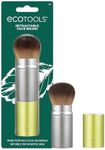 EcoTools Retractable Face Makeup Brush, Kabuki Brush for Foundation, Blush, Bronzer, & Powder, Travel Friendly & Perfect for On The Go, Eco Friendly, Synthetic & Cruelty Free Bristles, 1 Count