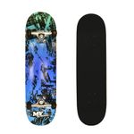 M.Y X-Skate 'Inner City' Complete Skateboard 31" Double Kick Beginner Skateboard for Kids Teenagers & Adults 7 Ply Birch Deck ABEC 7 Bearings for tricks and skateparks